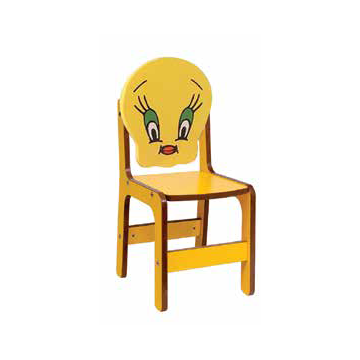 Ahşap MDF LAM Figürlü Sandalye